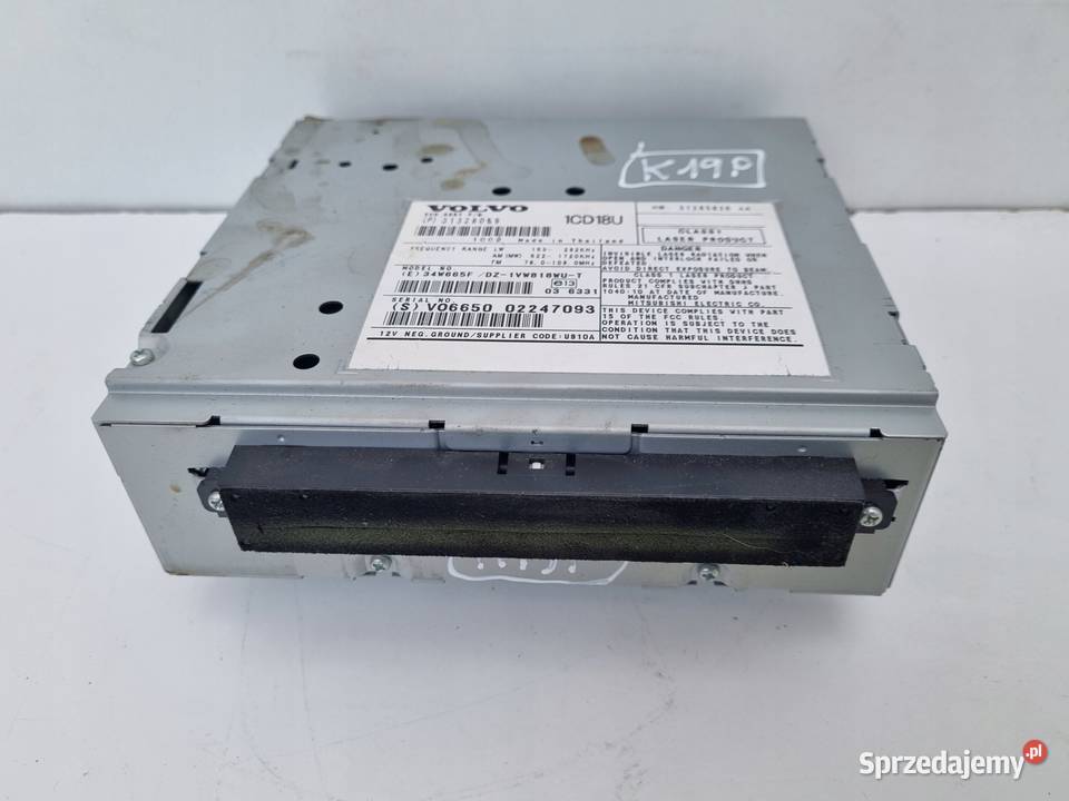Volvo S40 II V50 RADIO CD radioodtwarzacz Sprzęt audio fabryczny Janów