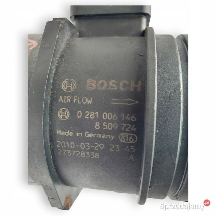 PRZEPŁYWOMIERZ BMW 1 E87 3 E90 20 D 0281006146 Chełm