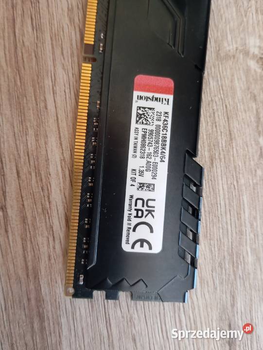 Pamięć RAM DDR4 Kingston fury beast 32 GB warmińsko-mazurskie Jeziorany sprzedam
