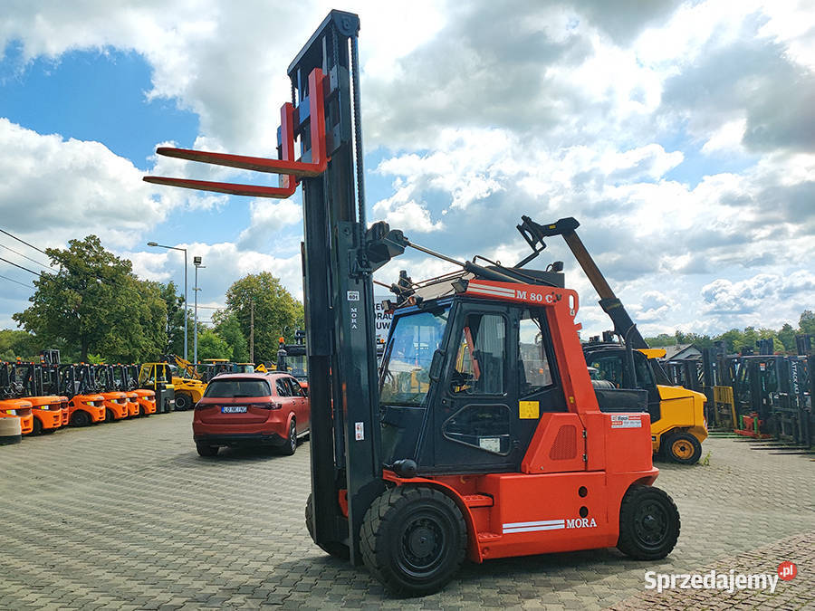 wózek widłowy kompaktowy Mora M80C 8 ton LPG Kęty sprzedam