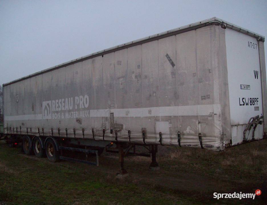 Naczepa firanka suwany dach otwierany dach towarowe sprzedam