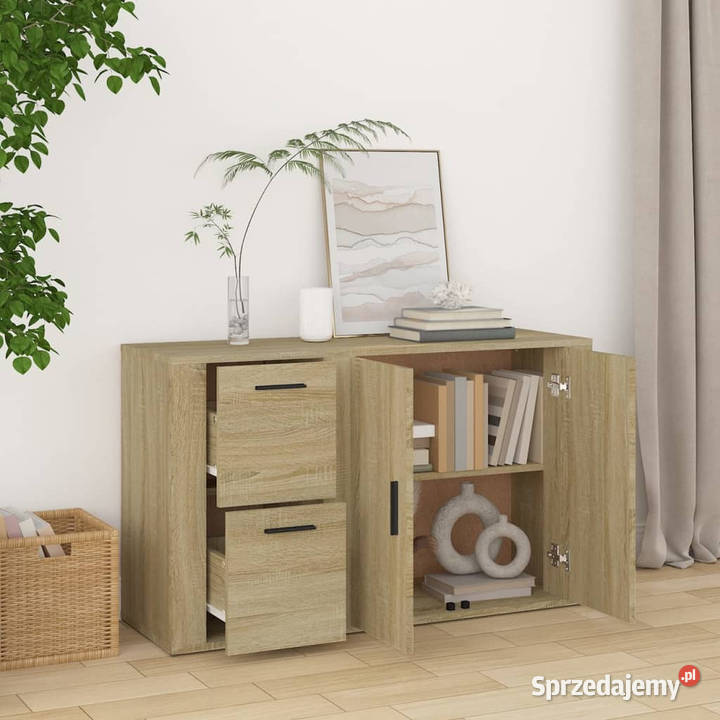Szafka dąb sonoma 100x33x595 materiał Pozostałe Warszawa