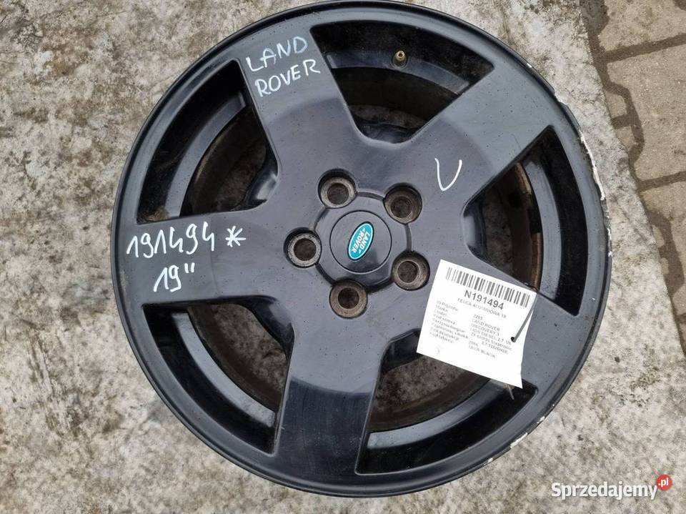 FELGA ALUMINIOWA 19 LAND ROVER DISCOVERY 3 Lipno
