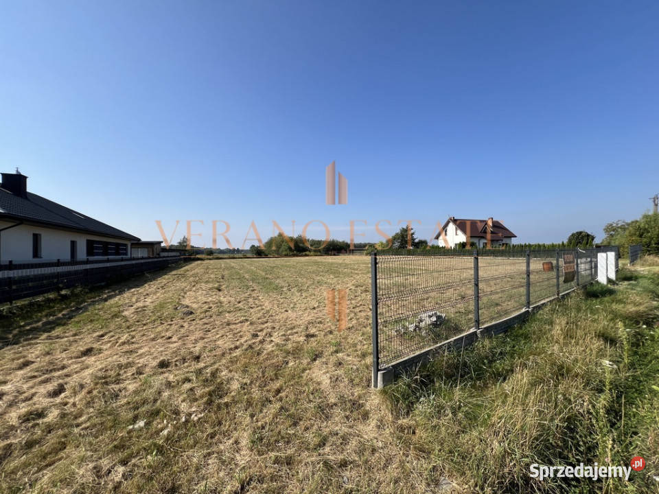 3160 m2 DZIAŁKA BUDOWLANA OGRODZONA MEDIA mazowieckie Długowizna
