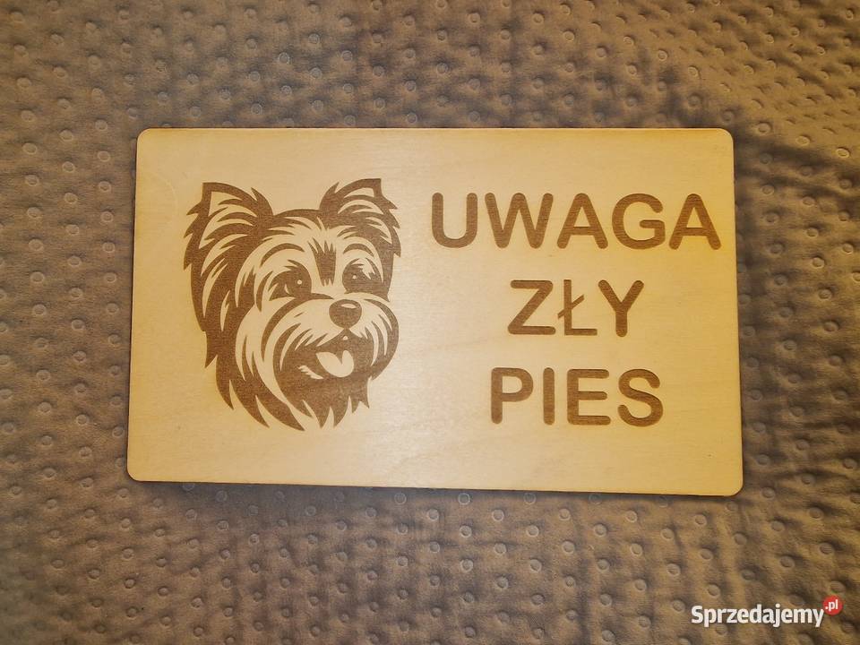 Tabliczka Uwaga pies Grudziądz