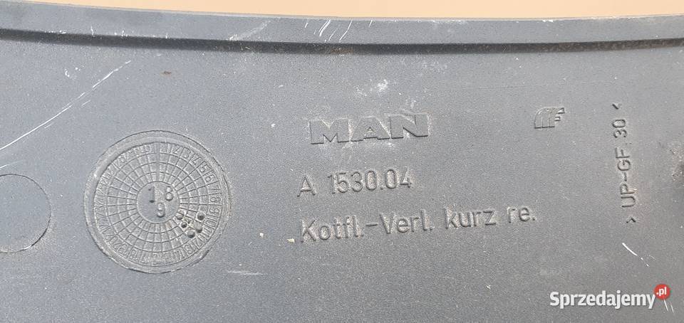 MAN TGM PRZEDŁUŻENIE STOPNICY PRAWE 81612100658 osobowe Karoseria Bieleń