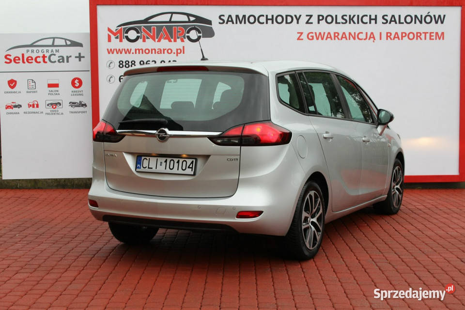 Opel Zafira Tourer 16 CDTI 120 w kraju z Niemiec czujnik parkowania Włocławek