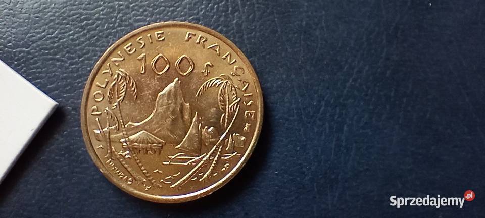 Stare monety 100 frank 1995 Polinezja Lesko sprzedam