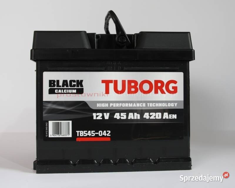 kumulator Tuborg Black 12V 45Ah 420A osobowe Olsztyn