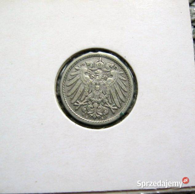 Niemcy 5 Reichspfennig 1911r A Kalisz sprzedam