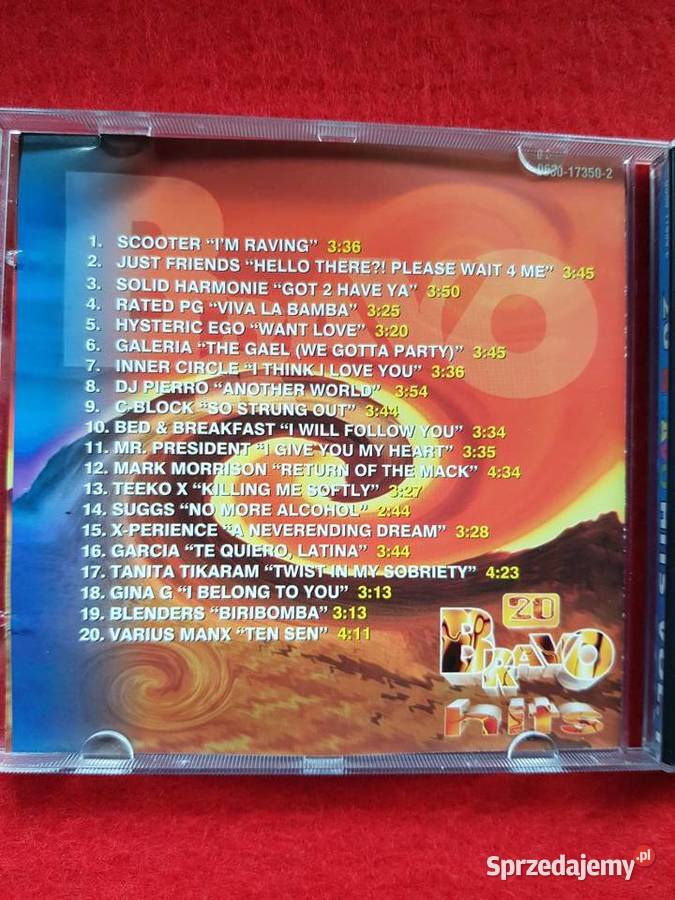 20 Bravo Hits Vol 1 1996 Electronic Pop Europop sprzedam