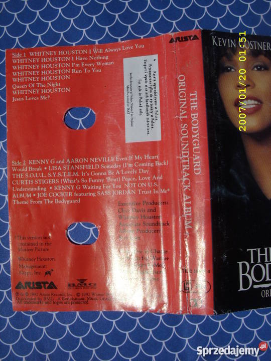 Film kaseta THE BODYGUARDORYGINAL SOUNDRACK filmowa Wołów