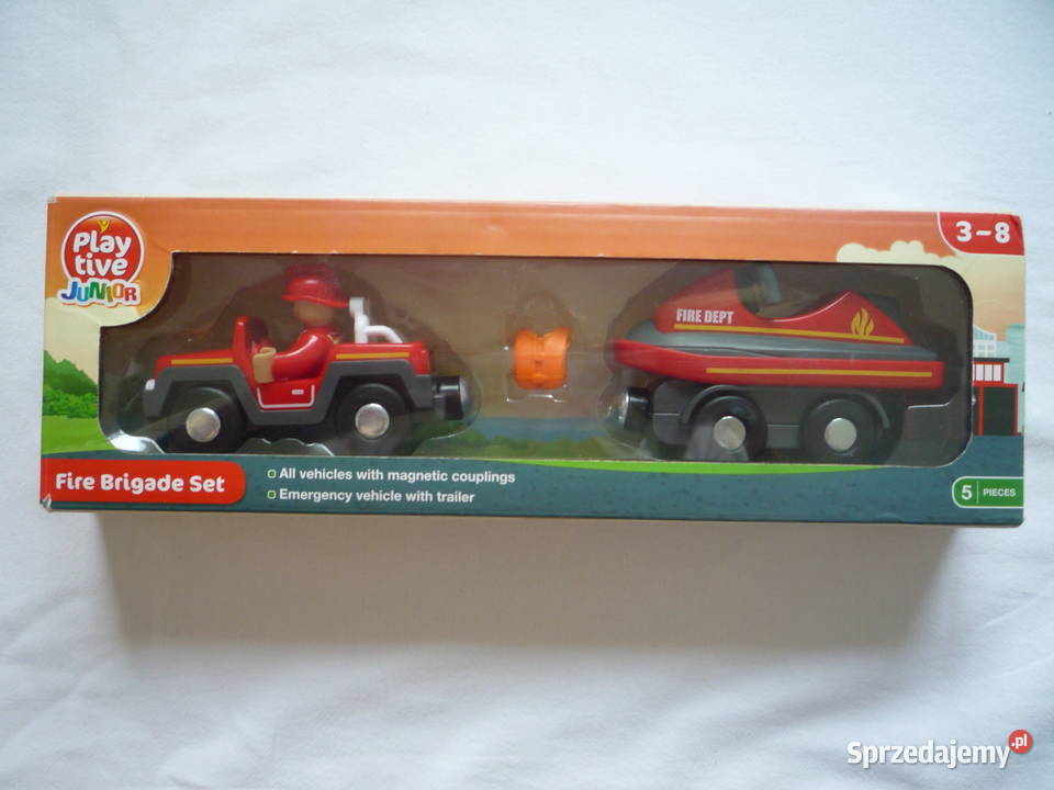 Playtive 2 Pojazdy z 2 figurkami Straż pożarna Szczecin