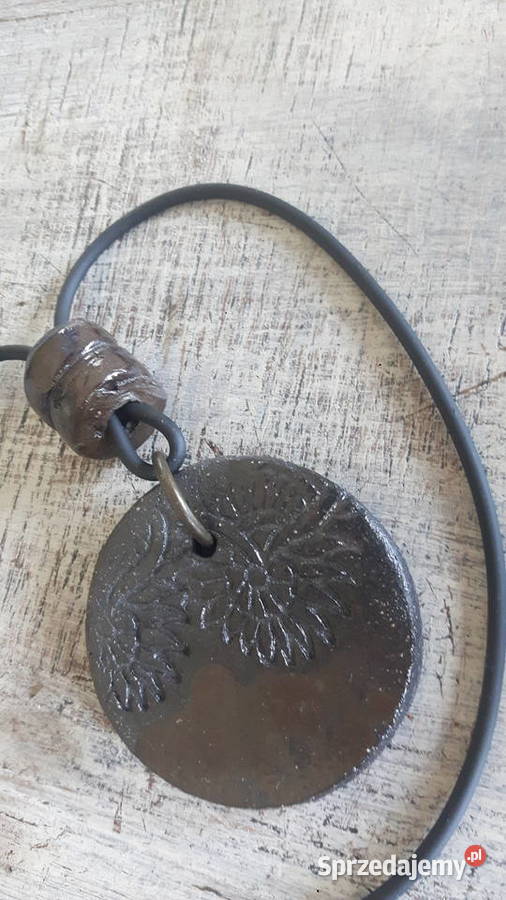 Naszyjnik ceramiczny ręcznie wykonany Naszyjniki