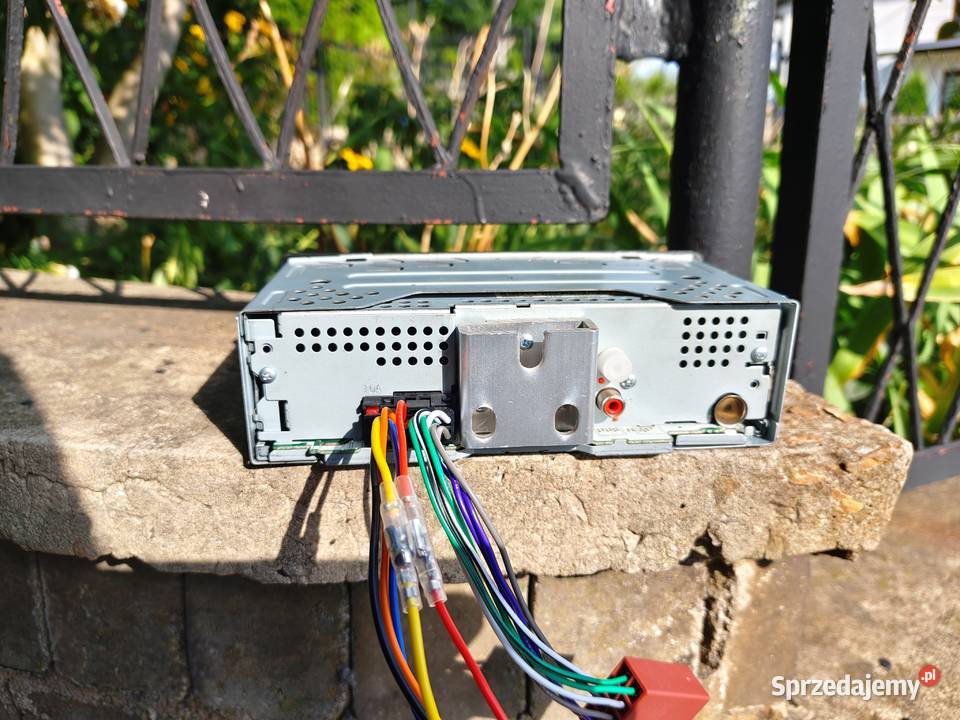 Radio samochodowe 1DIN Pioneer MVH190UBG AUXUSB zdejmowany panel Radioodtwarzacze