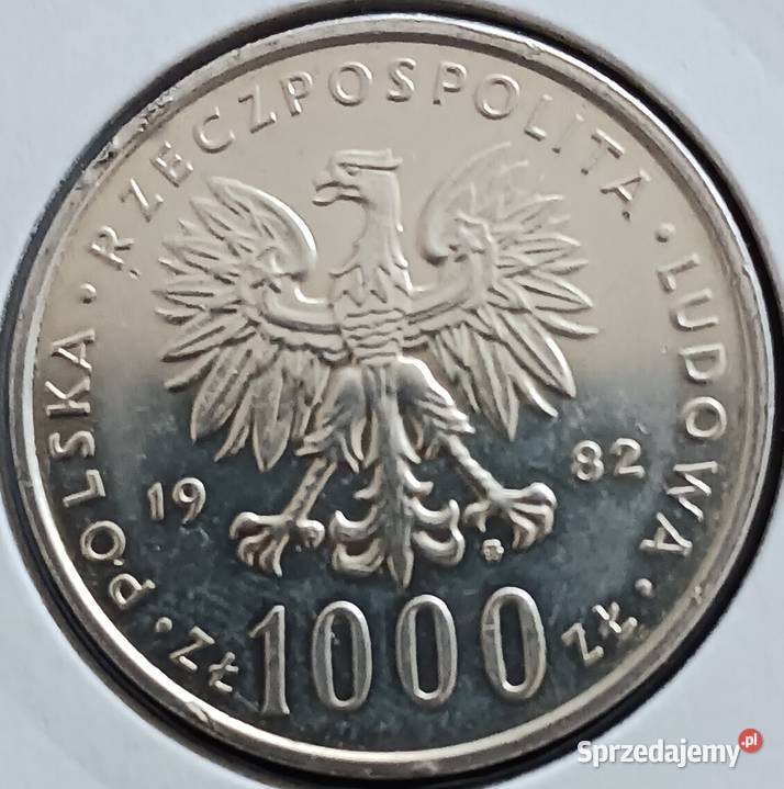 1000 Jan Paweł II 1982 r 4 Konin