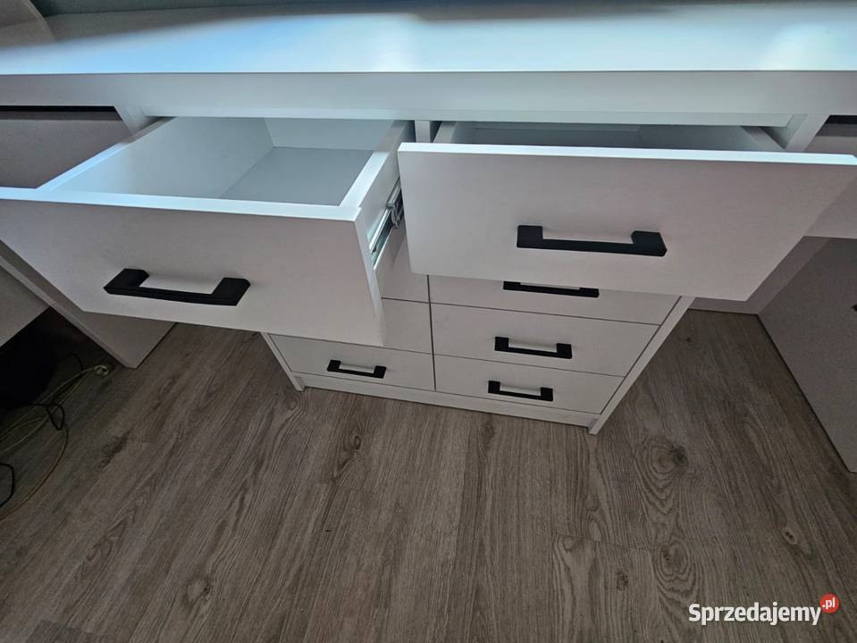 Biurko z komodą 2 osobowe 200cm Nowy Sącz