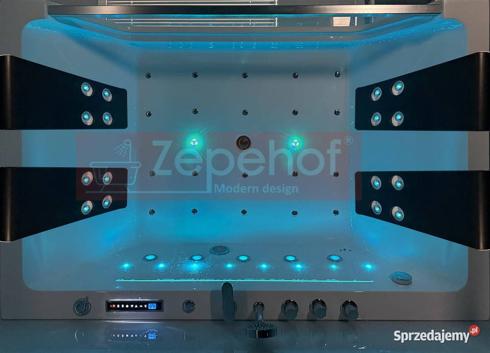 Wanna z hydromasażem C509 22 prostokątna Grabówka