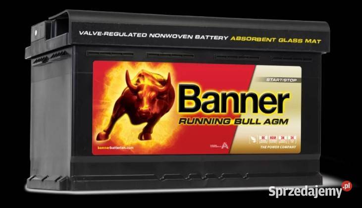 Akumulator Banner Running Bull AGM 92Ah 850A Gdańsk