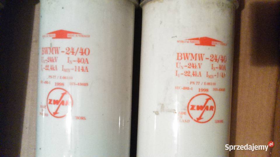 Wkładki bezpiecznikowe BWMW2440 Kraków sprzedam