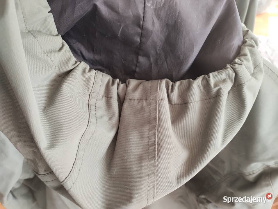 Kurtka zielona wędkarska myśliwska na grzyby