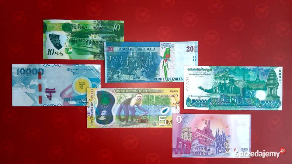 135 Reprodukcja kopia Banknoty Świata09 6 skala Warka