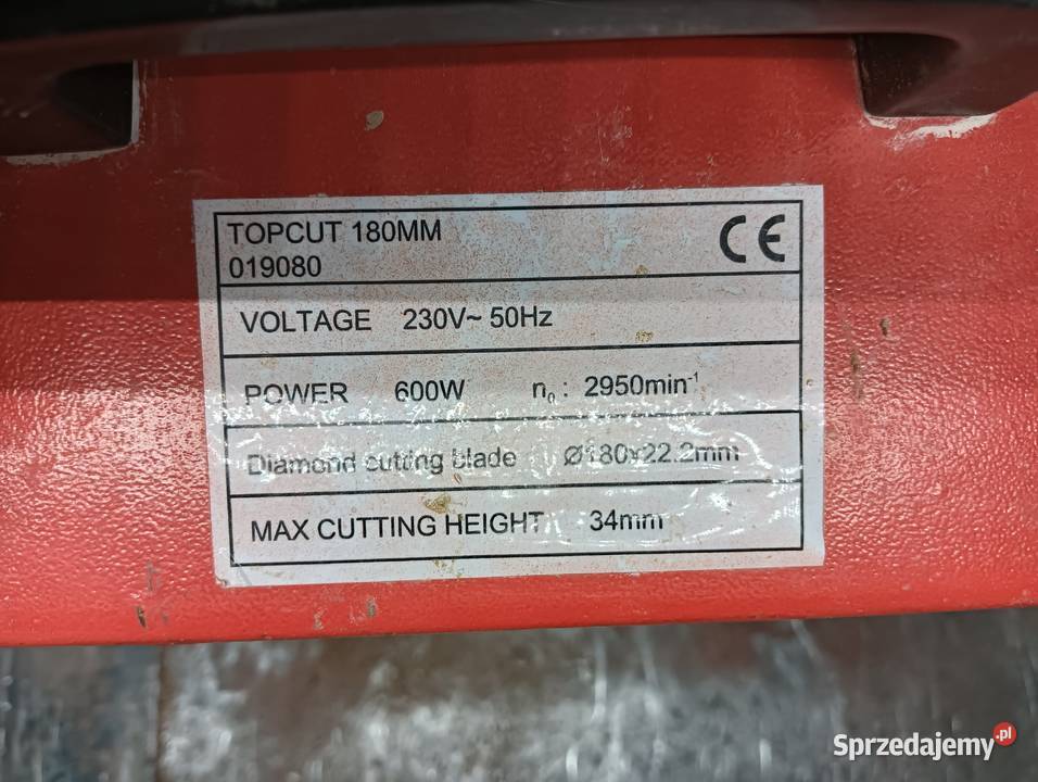 Piła stołowa 600W 230V widia widiowa pilarka Piły stołowe dolnośląskie