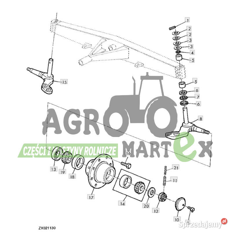 Z57110 ŁOŻYSKO WZDŁUŻNE JD Wichrów