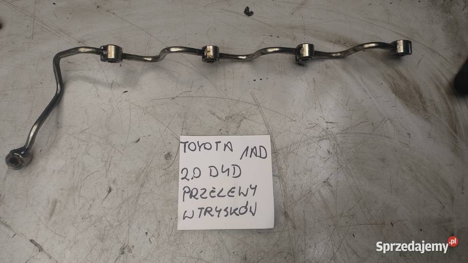 TOYOTA AVENSIT T25 20 D4D 1AD przelewy wtrysków Kielce