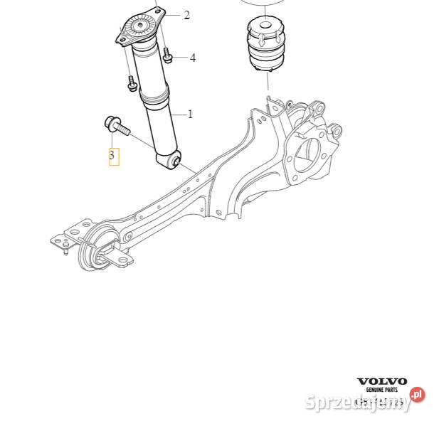 VOLVO V50 S80 V70 XC60 sruba amortyzatora tyl Bielany Wrocławskie