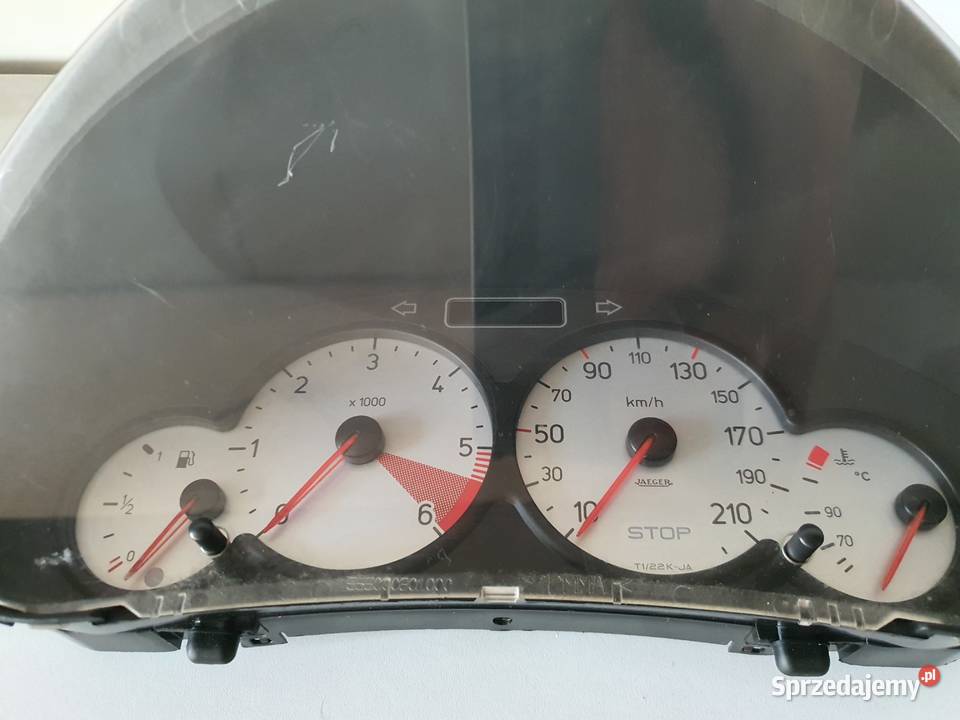 Licznik Peugeot 206 białe benzyna OE 9655976280 Wrocław