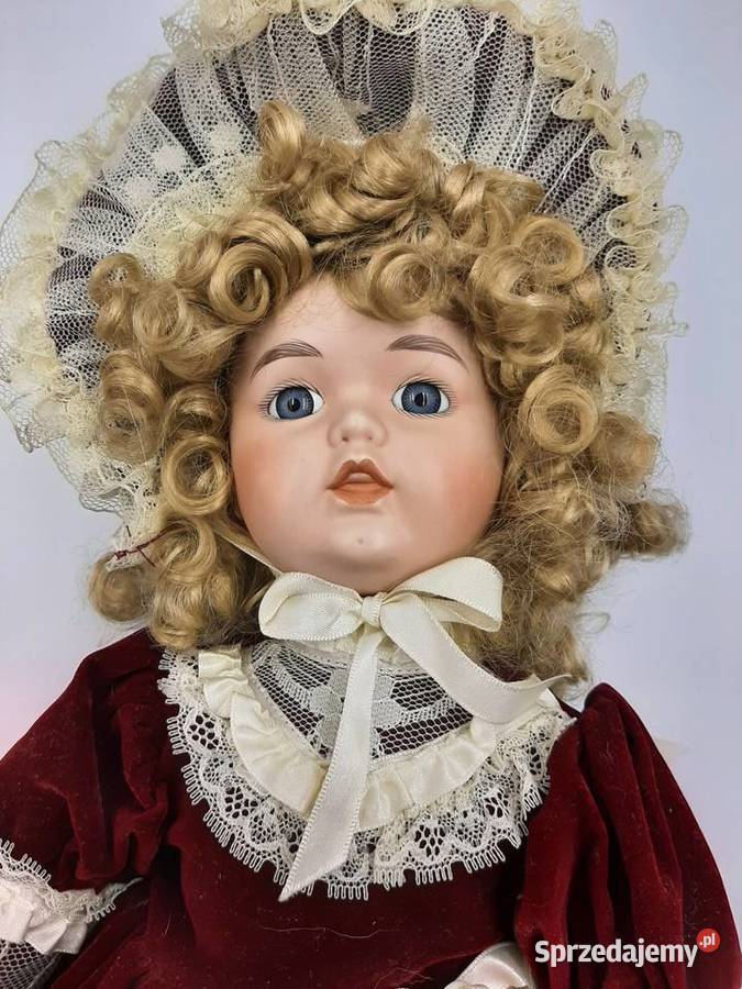 Przepiękna kolekcjonerska lalka Leonardo -porcelanowa