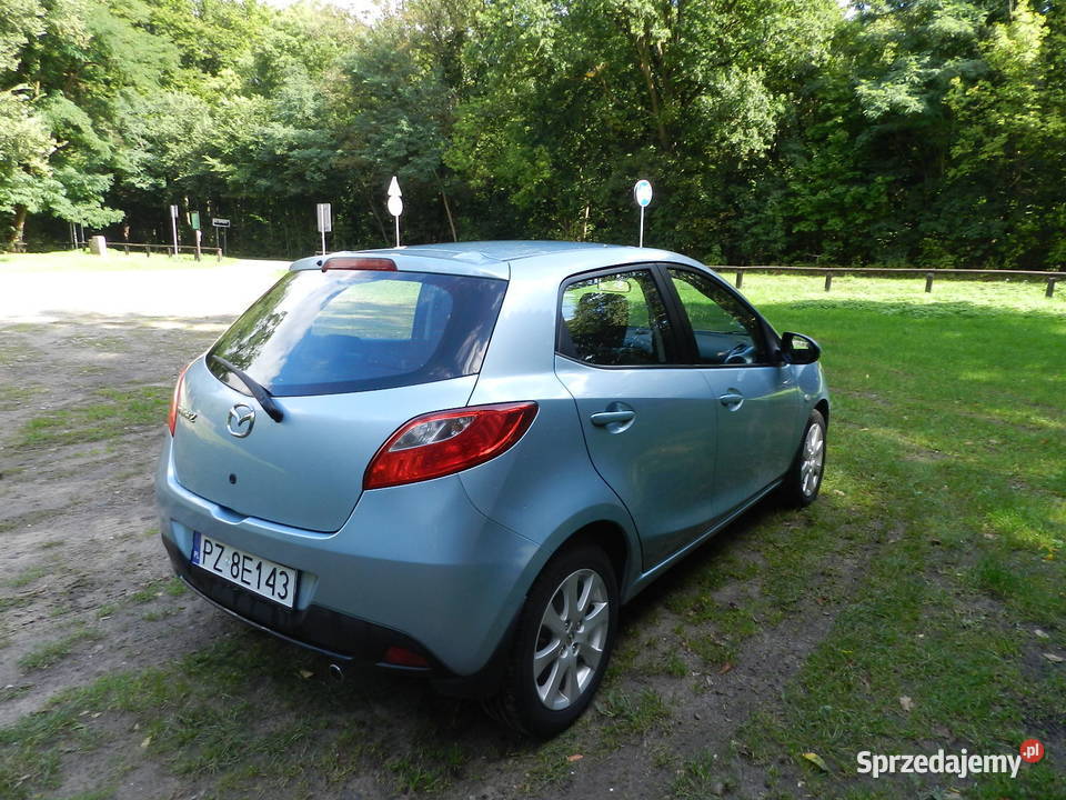 Mazda 2 II W pełni SERWISOWANA nie pordzewiała światła do jazdy dziennej Puszczykowo