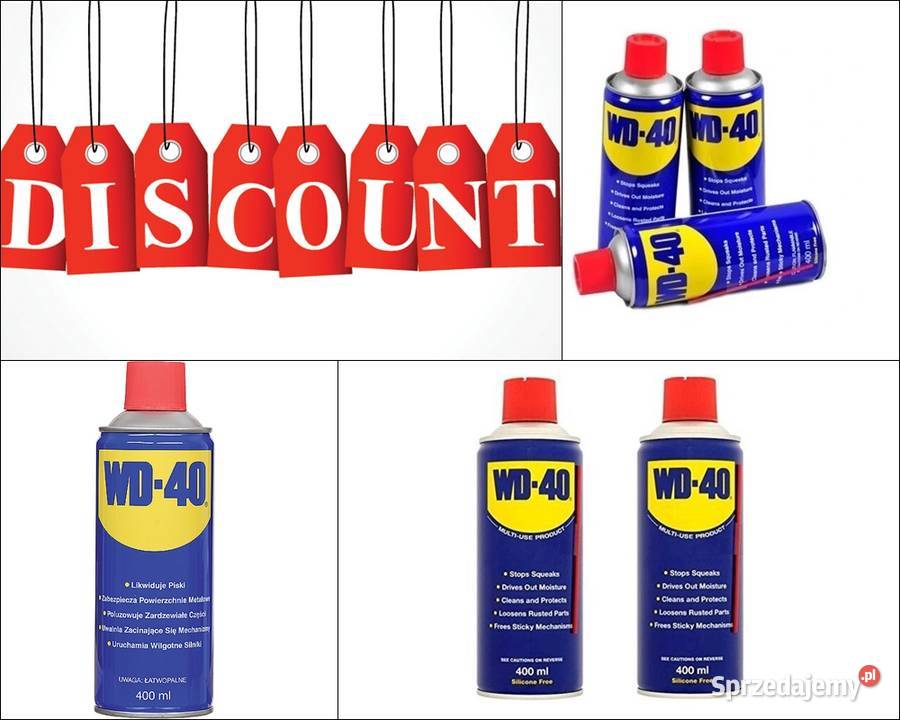 WD 40 zdj z aplikatorem i bez Bytom