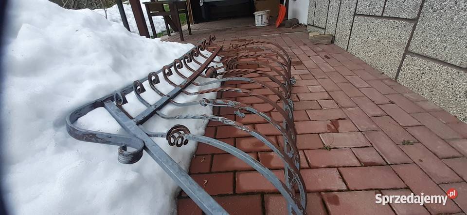 Barierki tarasowe kute TANIO ocynkowane sprzedam