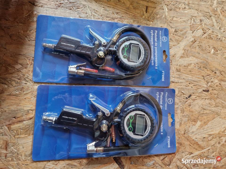 PISTOLET DO POMPOWANIA KÓŁ CYFROWY MANOMETR 18 wielkopolskie Głogowa