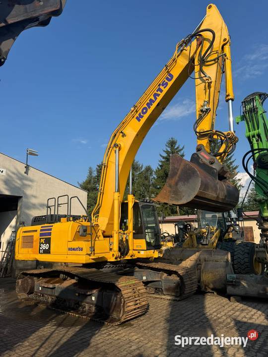 Wynajem koparki gąsienicowej Komatsu PC360LC10 Poznań sprzedam
