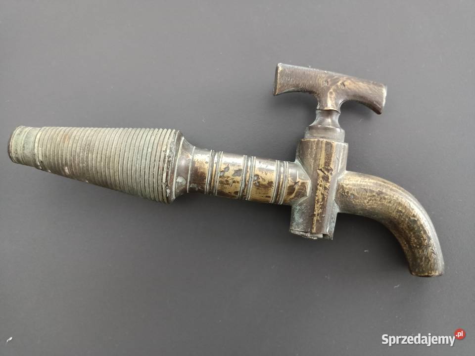 Antyczne mosiężne i brązowe zawory do beczek Rzeszów