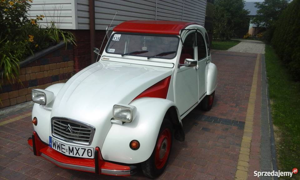 Citroen 2 cv 1970r zabytek mazowieckie Miedzna