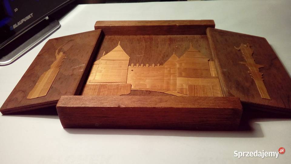 Widok Starego Miasta w Warszawie wyrób ze słomy mazowieckie Warszawa