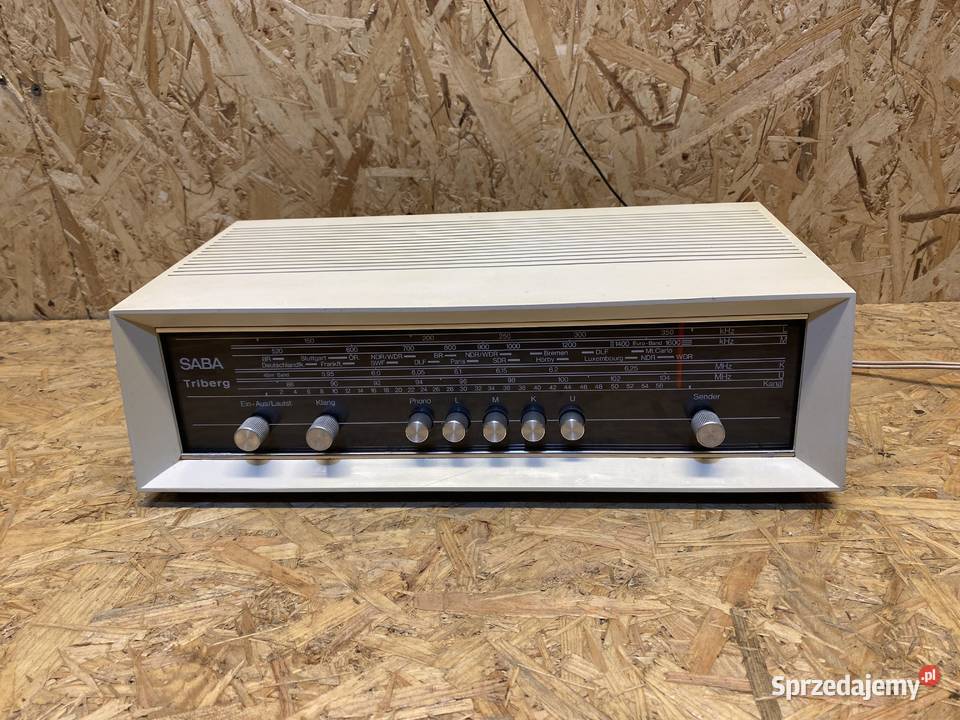 Radio amplituner Saba Tiberg film pokazowy