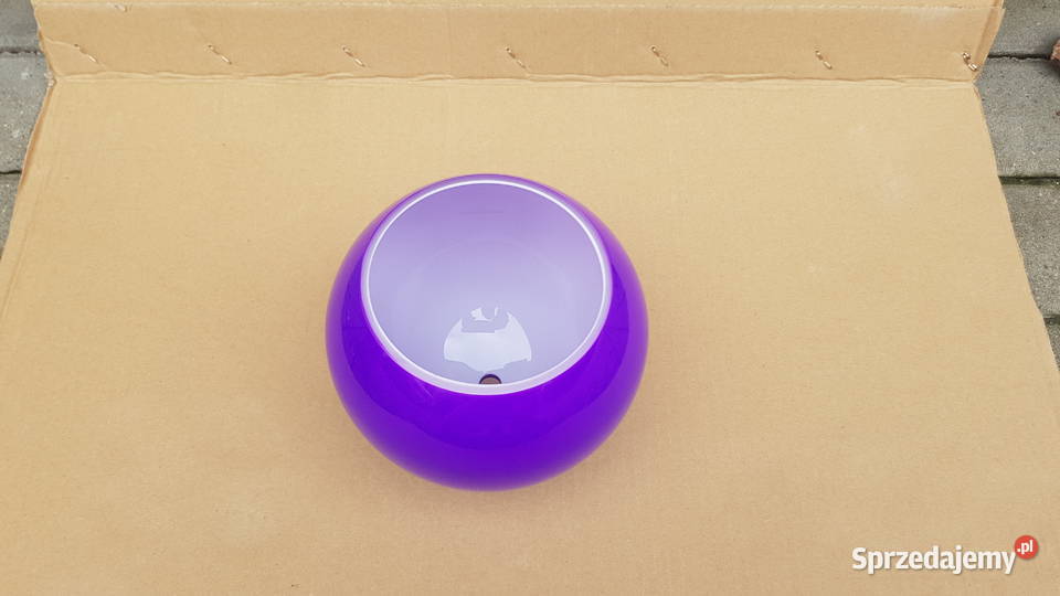 Klosz szklany KULA KULKA FIOLET POŁYSK 15 h13 Warszawa