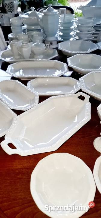 Rosenthal Biała Mariaserwis obiadowy 12osób 99