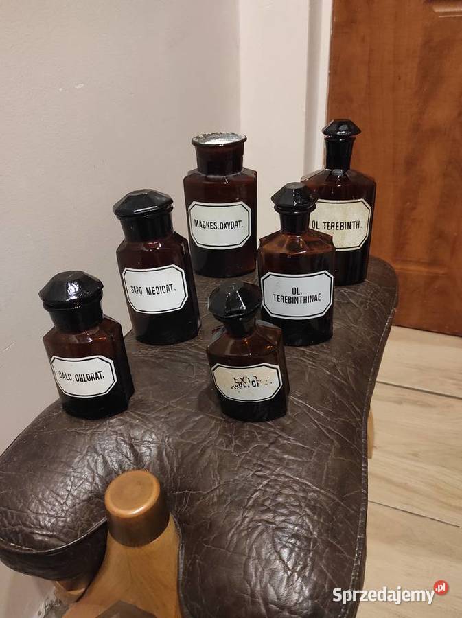 Sprzedam stare oryginalne butelki apteczne