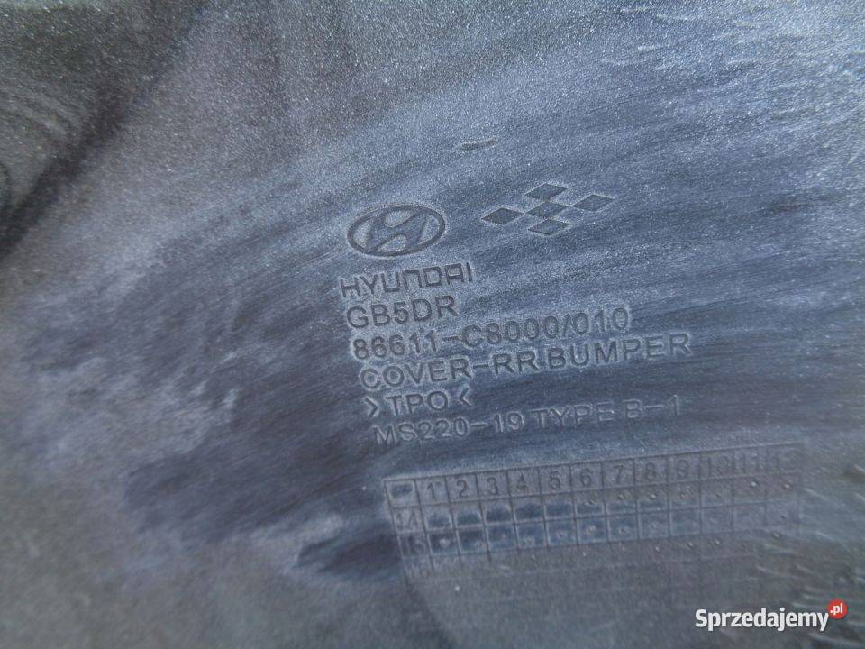 HYUNDAI I20 II 2016R ZDERZAK TYŁ TYLNY ORYG osobowe Skarżysko-Kamienna
