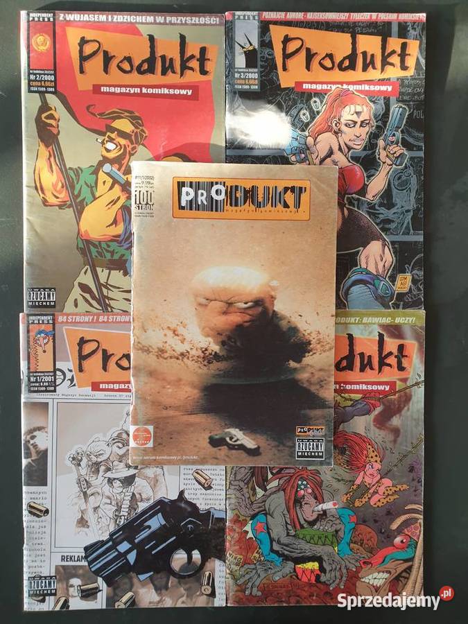 Produkt magazyn komiksowy zestaw 5ciu numerów pomorskie