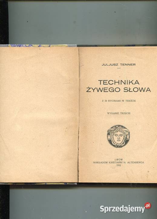 Technika żywego słowa Juliusz Tenner Szczecin sprzedam