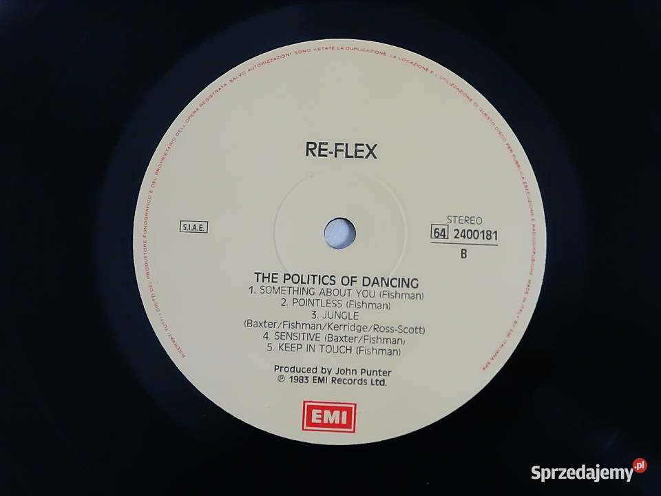 REFLEX The Politics Of Dancing Płyta Winylowa LP Biłgoraj sprzedam