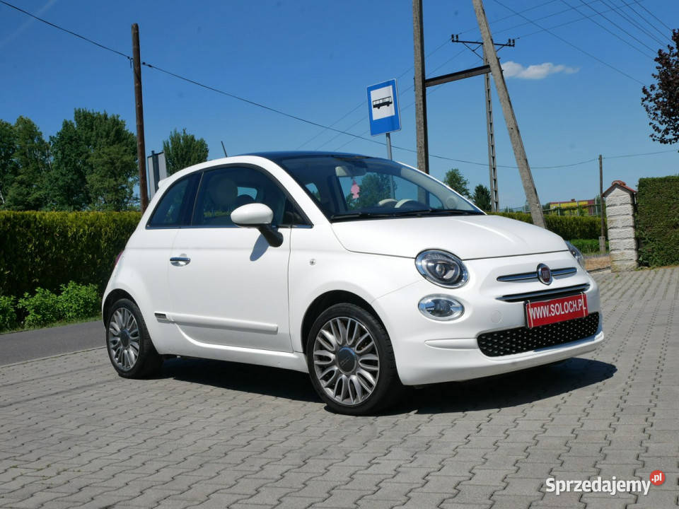 Fiat 500 12 69 Eu6 Lounge Seria 6 Serwis ASO śląskie Goczałkowice-Zdrój