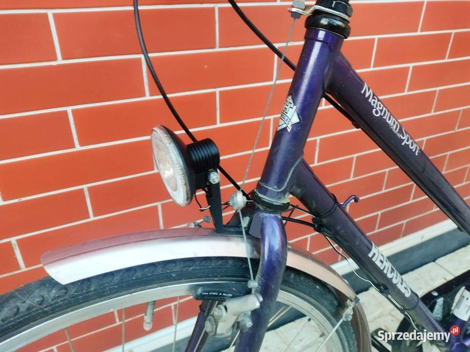 rower damka FIOLETOWA HERCULES koła 28 sprzedam